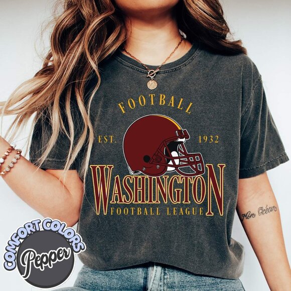 Washington Football Classic Feel Comfort Colors T-Shirt 166 - Picture 1 of 5